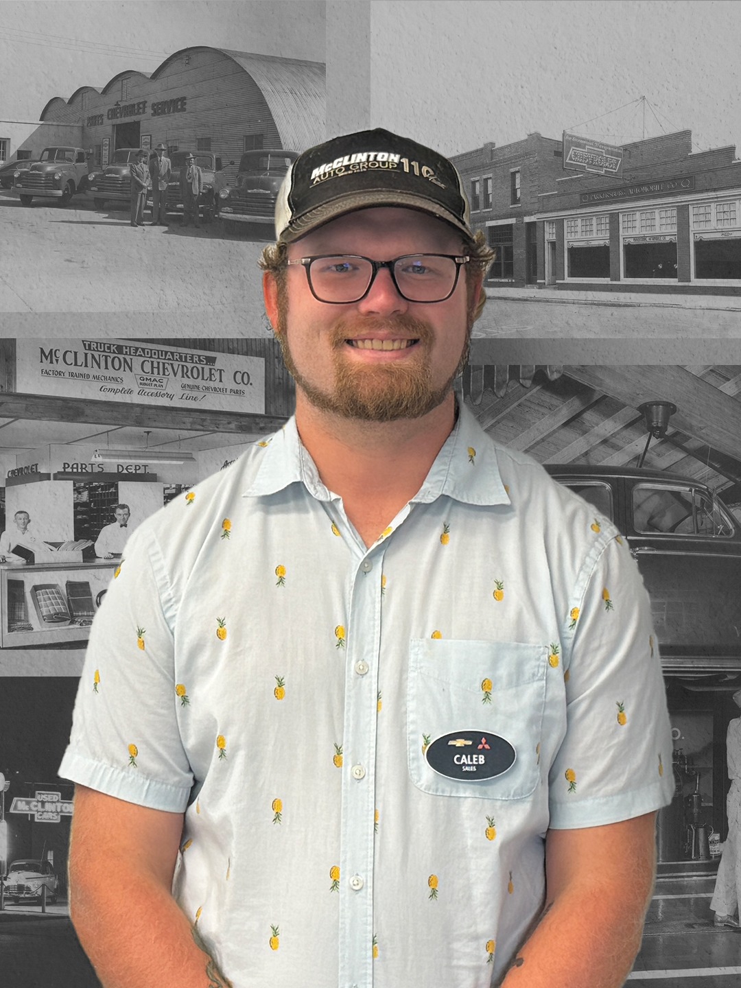Salesman Caleb Cheadle in Sales at McClinton Auto Group